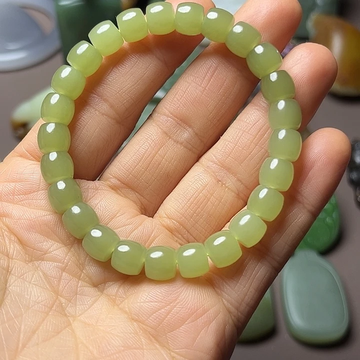 和田玉未镶嵌手链