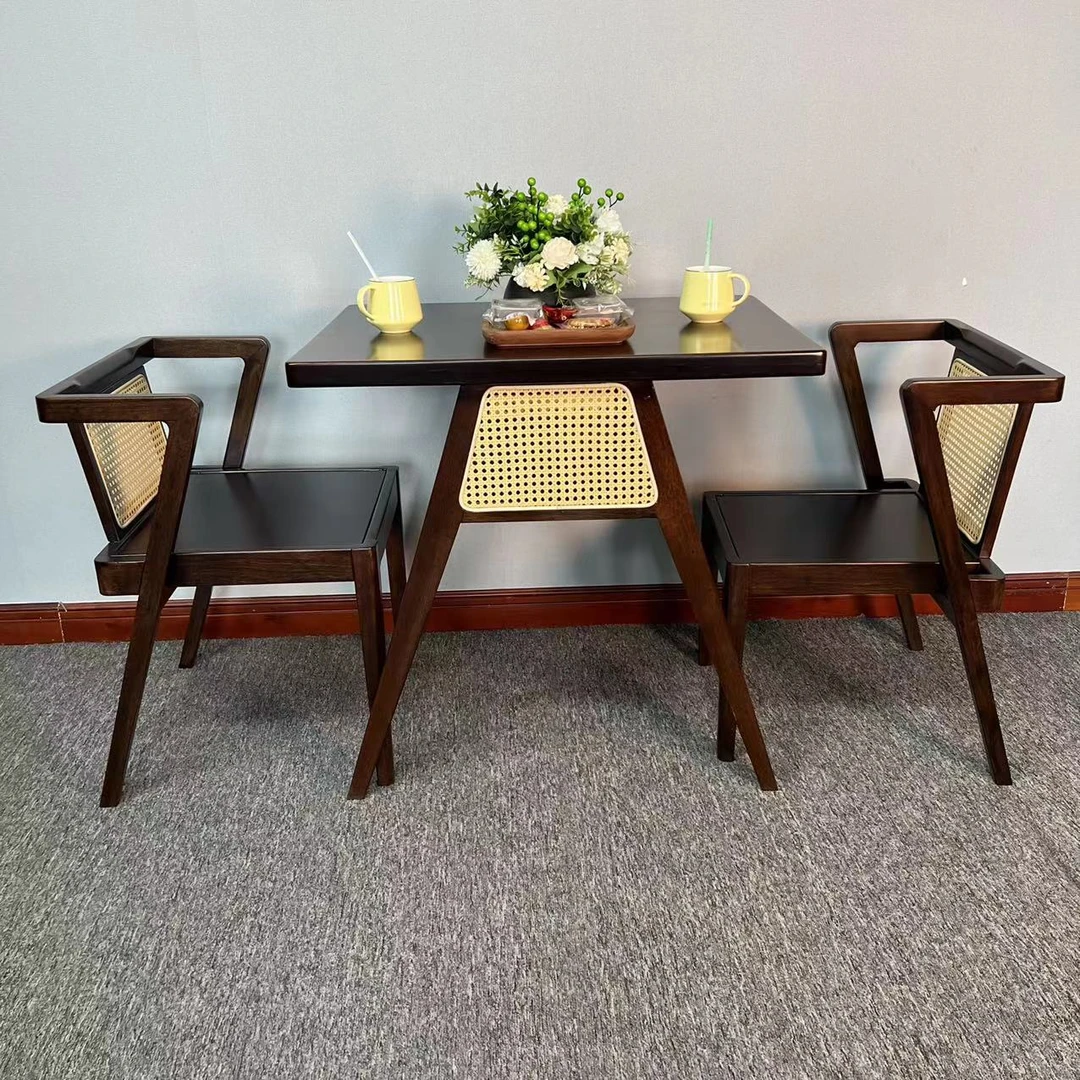 中式情人桌椅三件套茶椅休闲家用桌椅