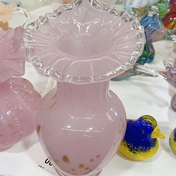 琉璃花瓶高度25厘米6厘米