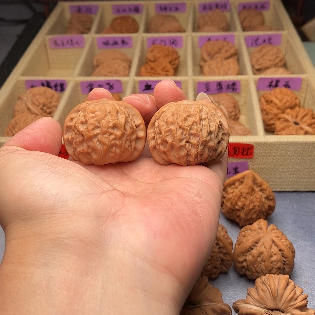 文玩核桃把件石门元宝40（头货精品