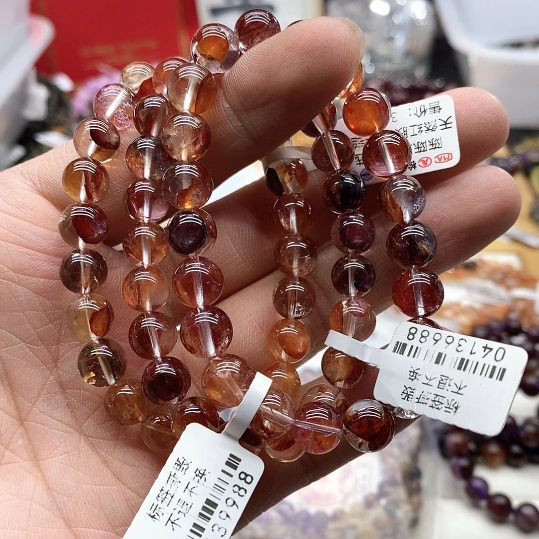 水晶手链未镶嵌多样性发货发一条