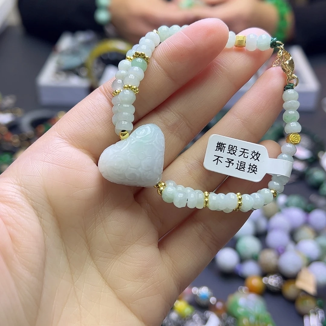 翡翠未镶嵌手链99