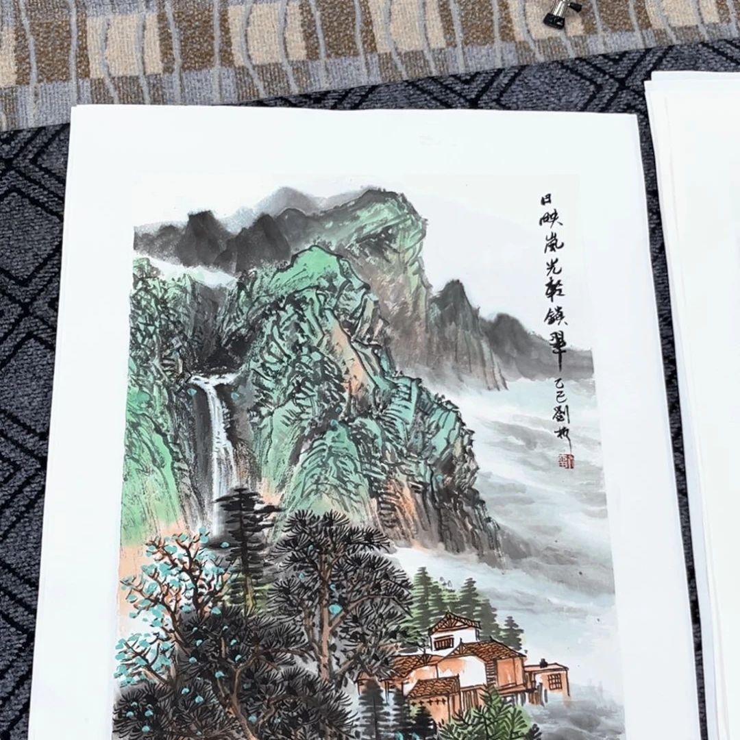 p***1国画刘彬老师70/45冯山水