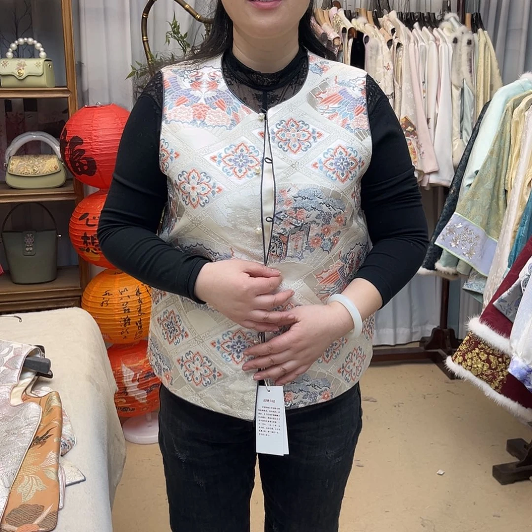 刺绣西阵织马甲四季