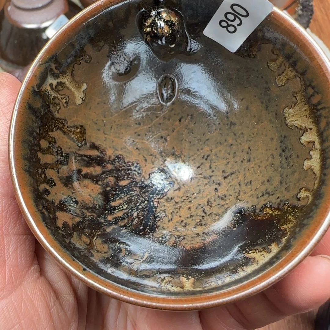 十****柴烧建盏茶盏茶杯890