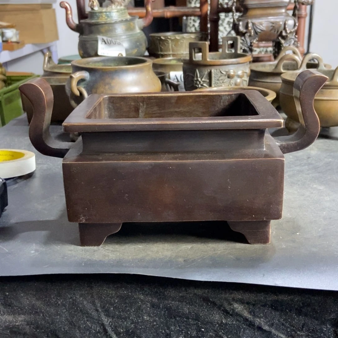 铜器工艺品摆件香炉材料