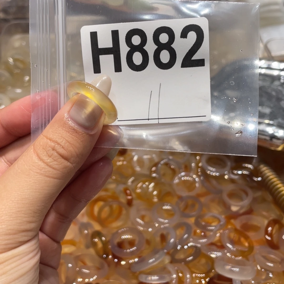 玛瑙/玉髓未镶嵌戒指882