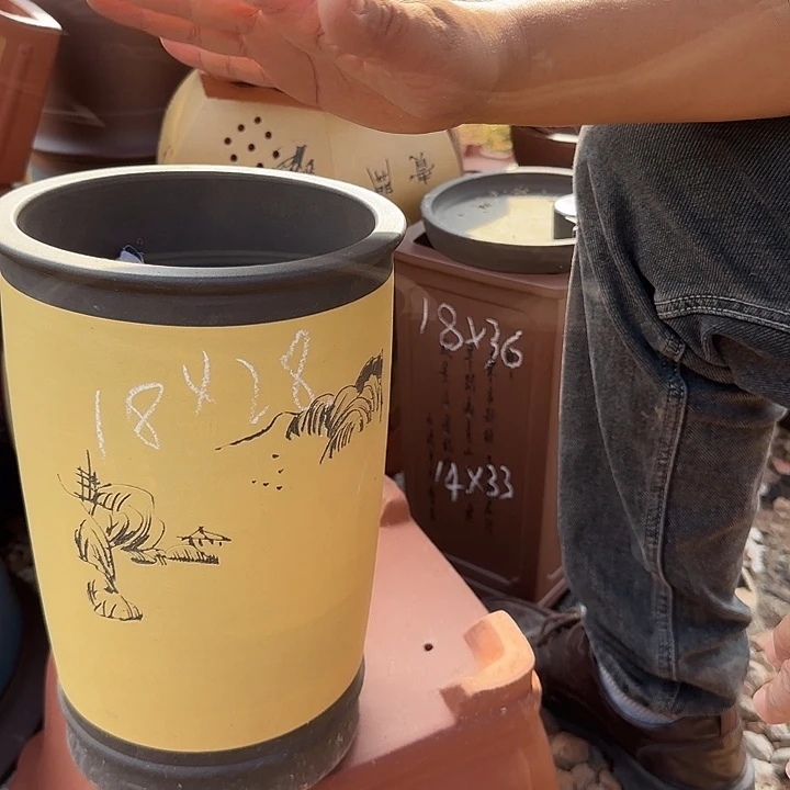 紫砂花盆紫砂花盆