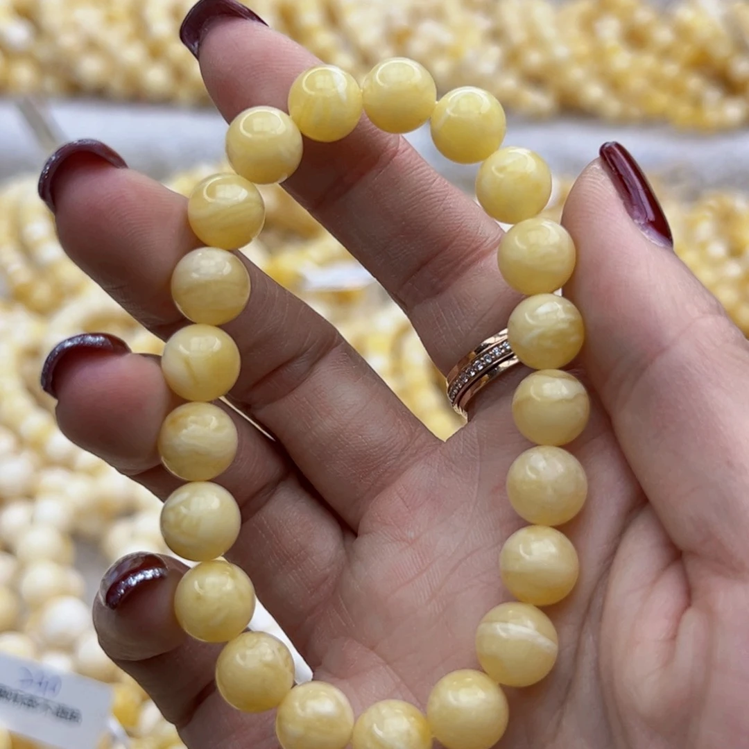 琥珀手链未镶嵌9.49克