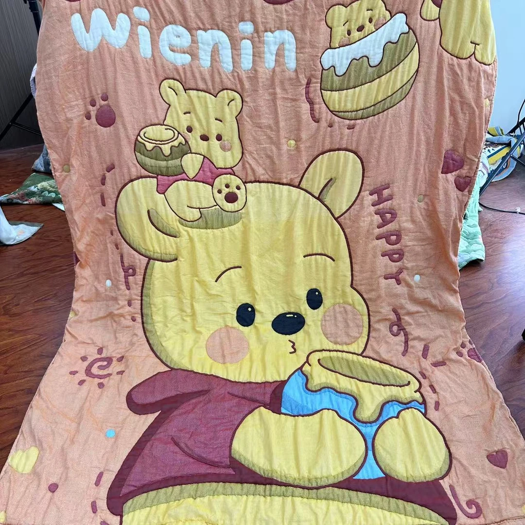 【维尼】150*200纯棉多层加厚泡芙被