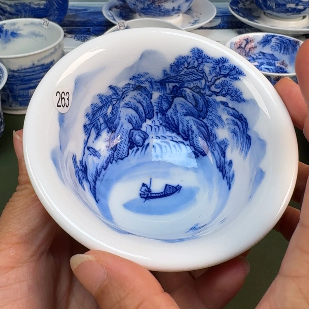 景德镇纯手绘茶具圆圆263