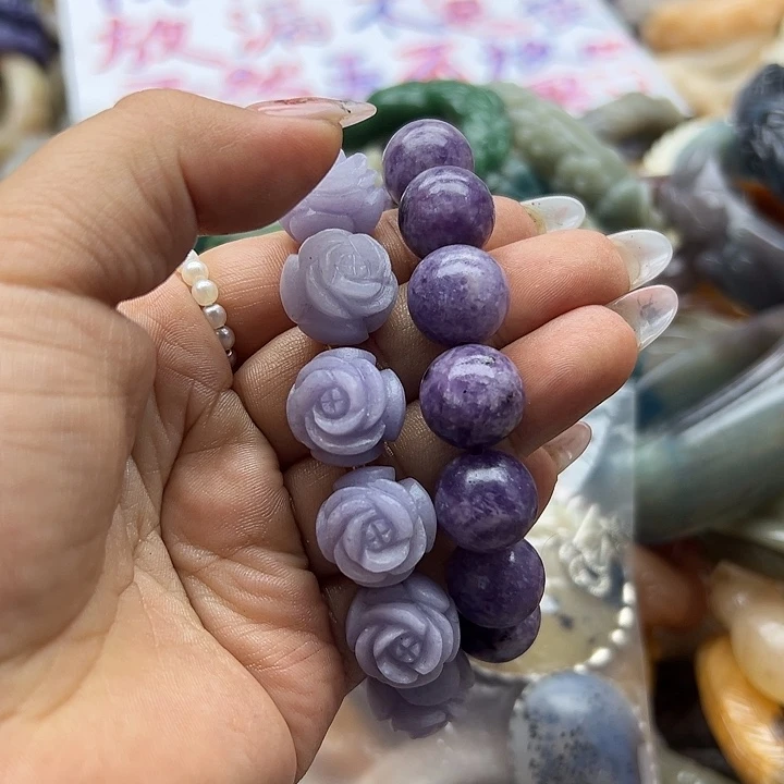 未镶嵌手镯石英岩玉.***