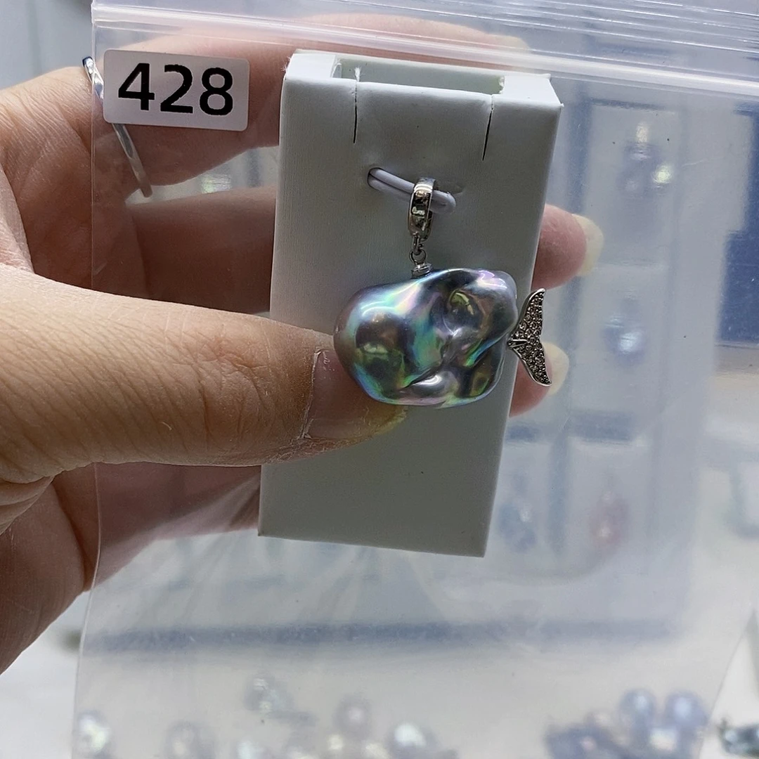 颈饰合金淡水珍珠