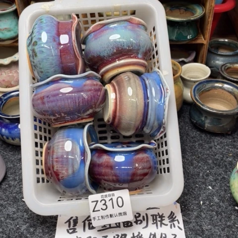 紫砂花盆微瑕310口径5.5左右