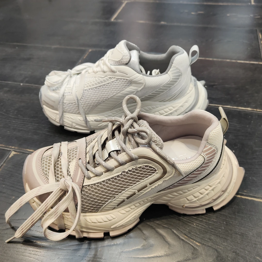 春款上新前绑带增高显瘦厚底透气老爹鞋运动鞋休闲鞋潮款潮鞋百搭