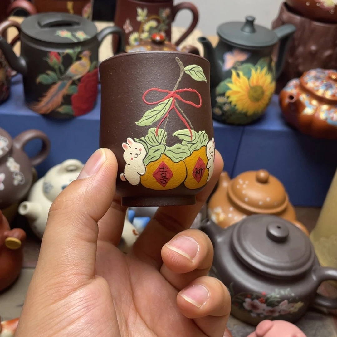 茶杯紫砂紫砂主人杯100cc