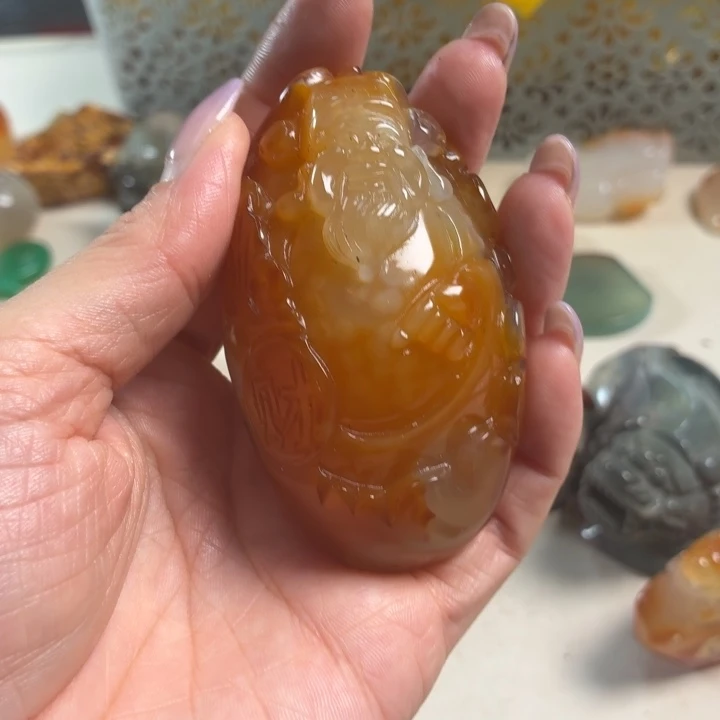 玛瑙/玉髓未镶嵌吊坠(不含链)