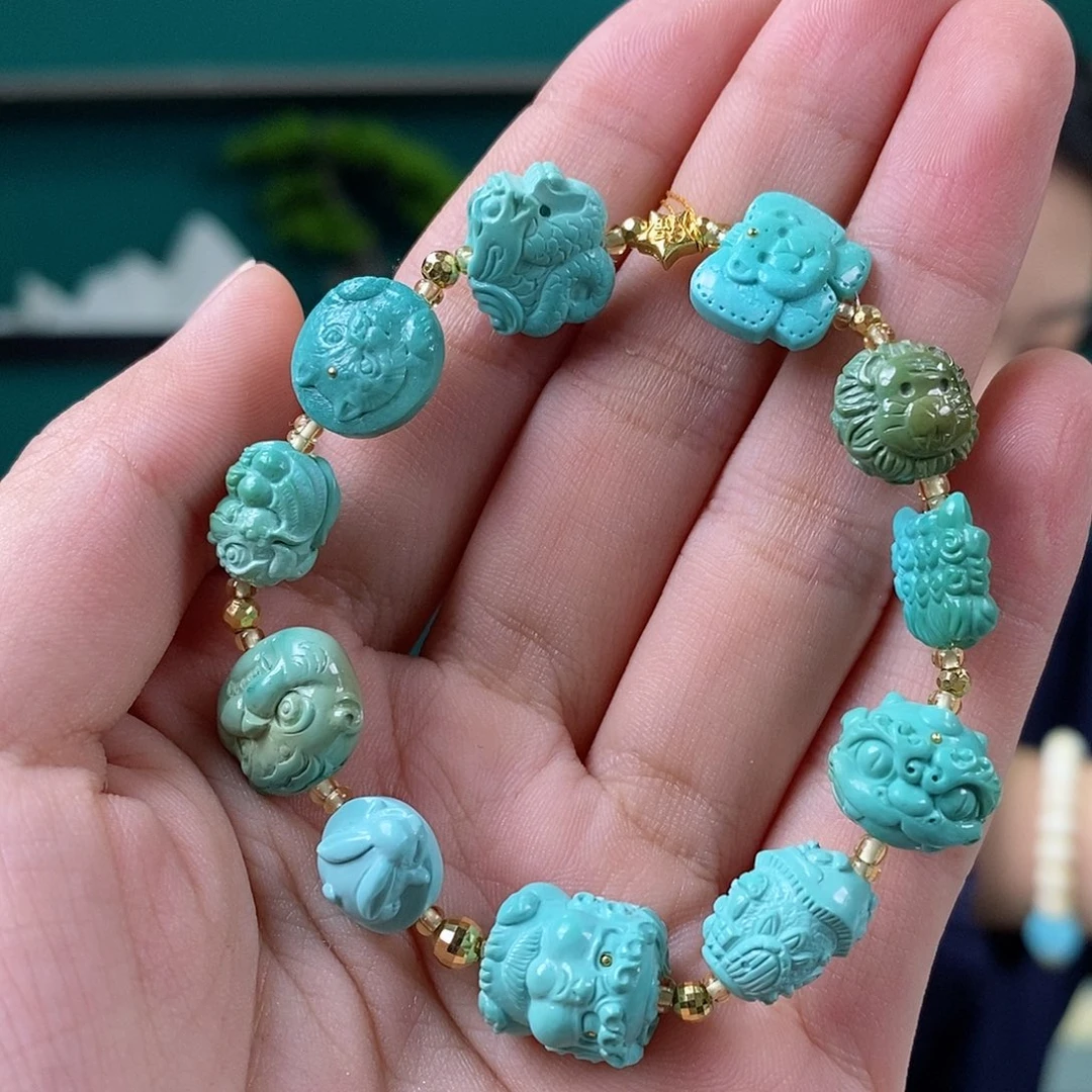 绿松石未镶嵌珠宝奇石