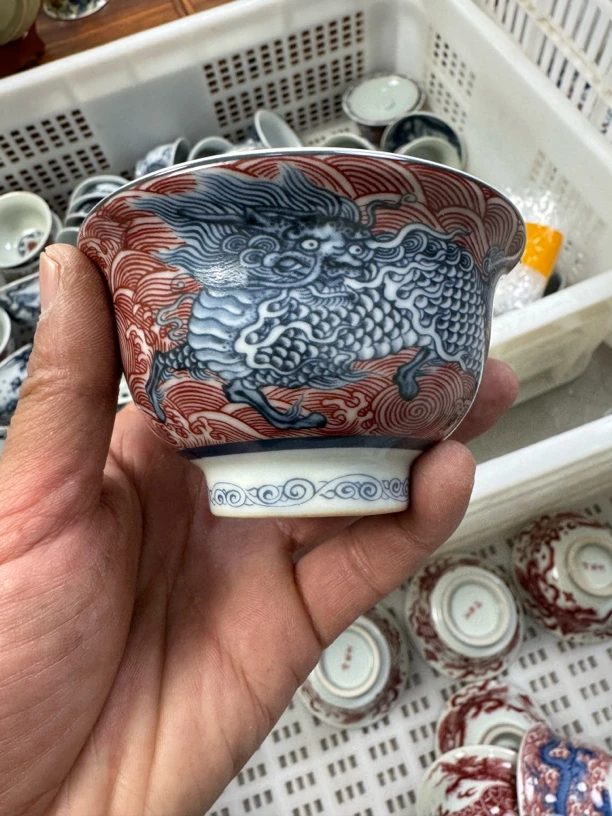 景德镇麒麟踏浪大压手主人杯