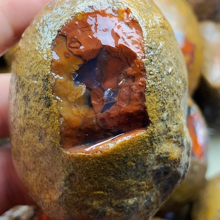 永***哥定制玛瑙未镶嵌战国红玛瑙定制不退不换