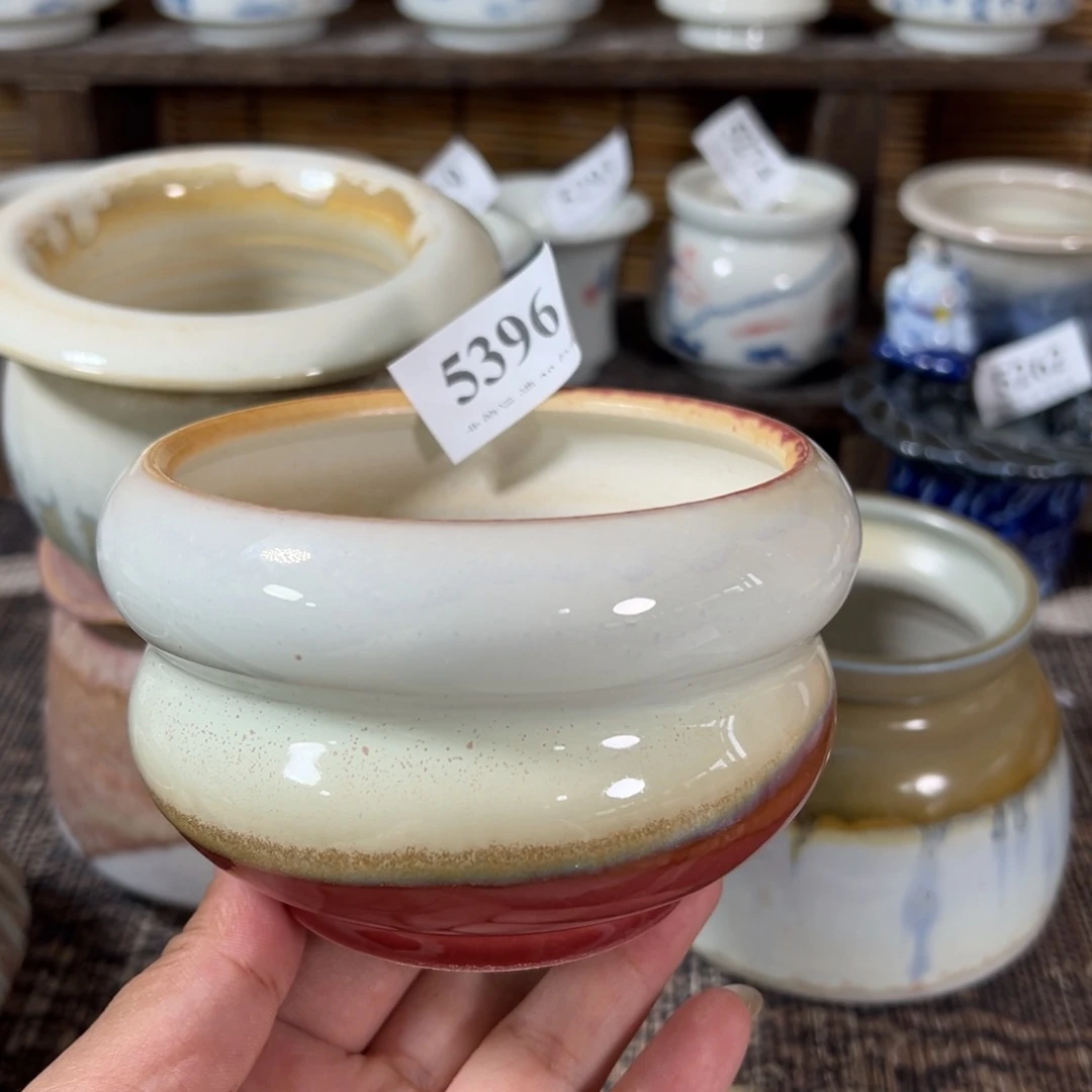 口9高7 口景德镇手工花盆