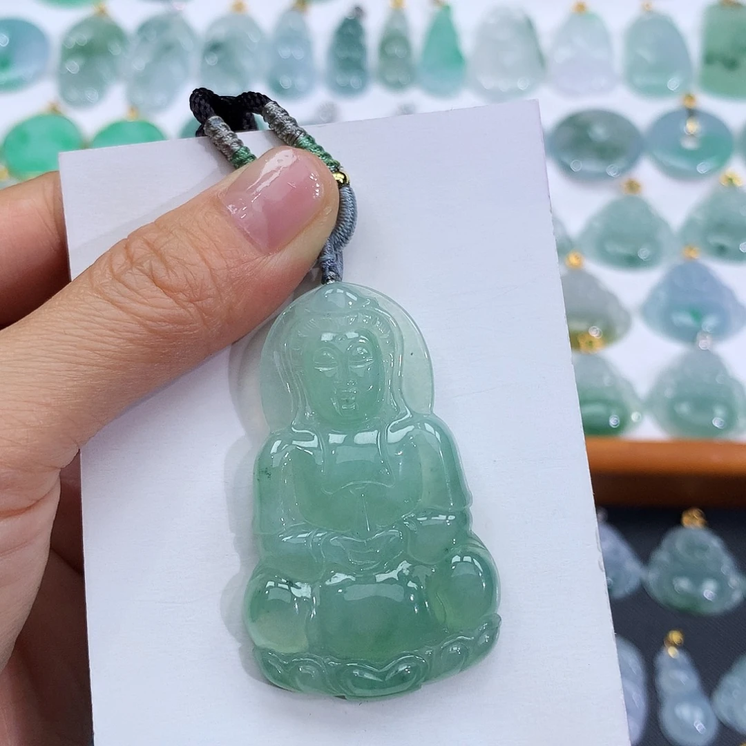 翡翠未镶嵌颈饰翡翠吊坠