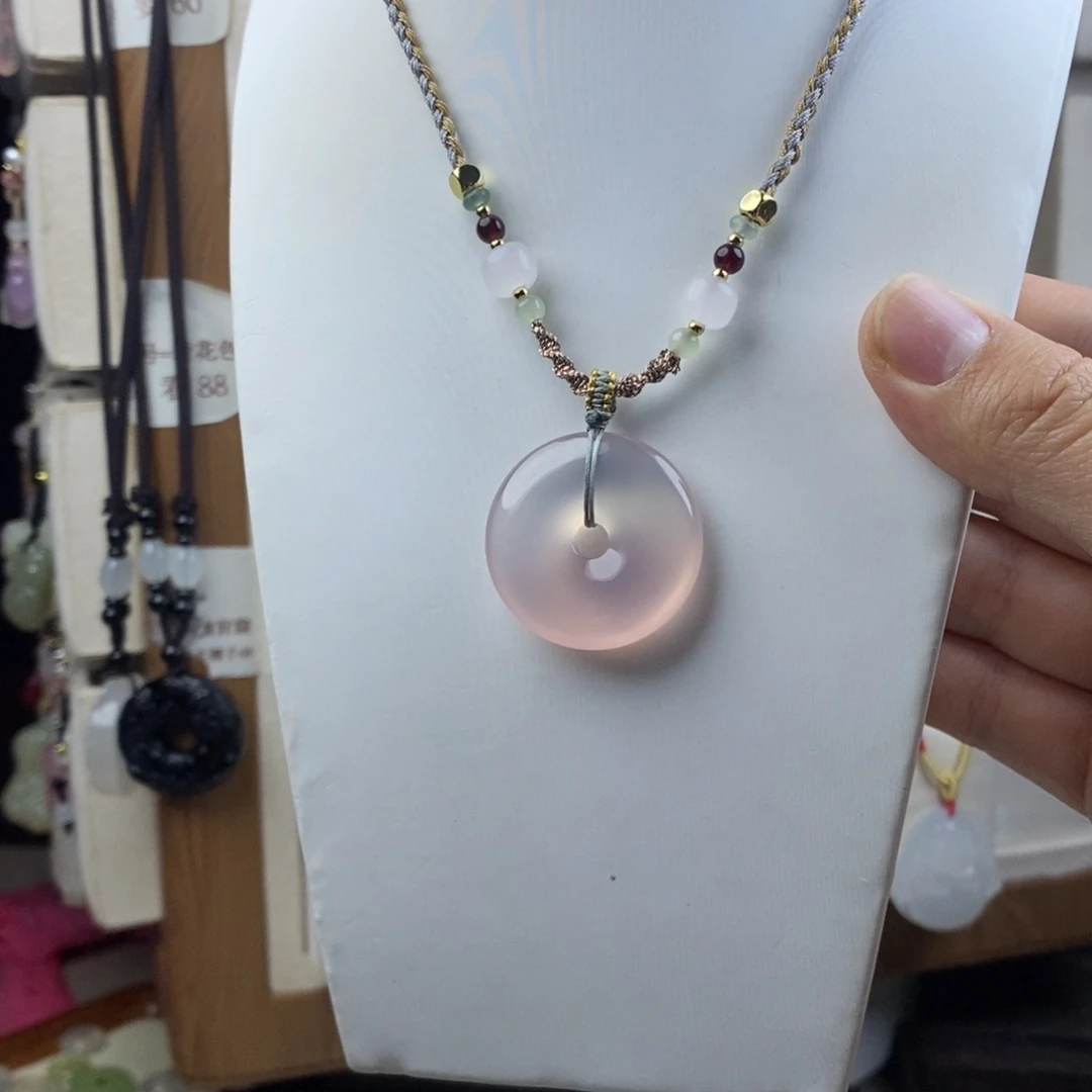 玛瑙/玉髓合金颈饰