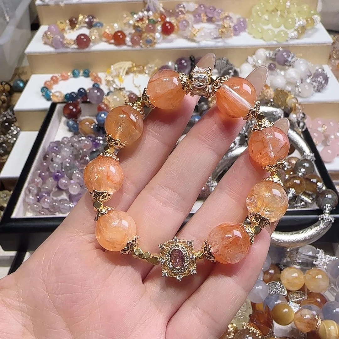 水晶手链未镶嵌吧