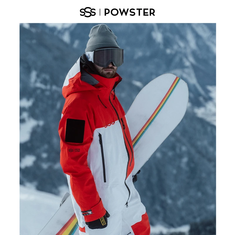 powster/powster巡洋舰系列 [sSs]滑雪服裤单双板专业级连帽外套