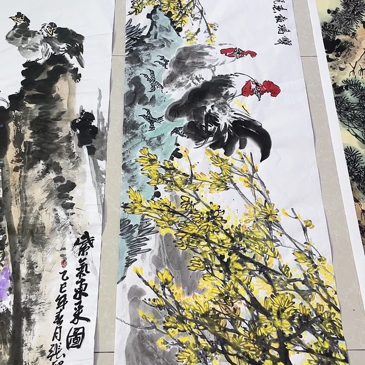 国画张圣敏先生纯手绘作品
