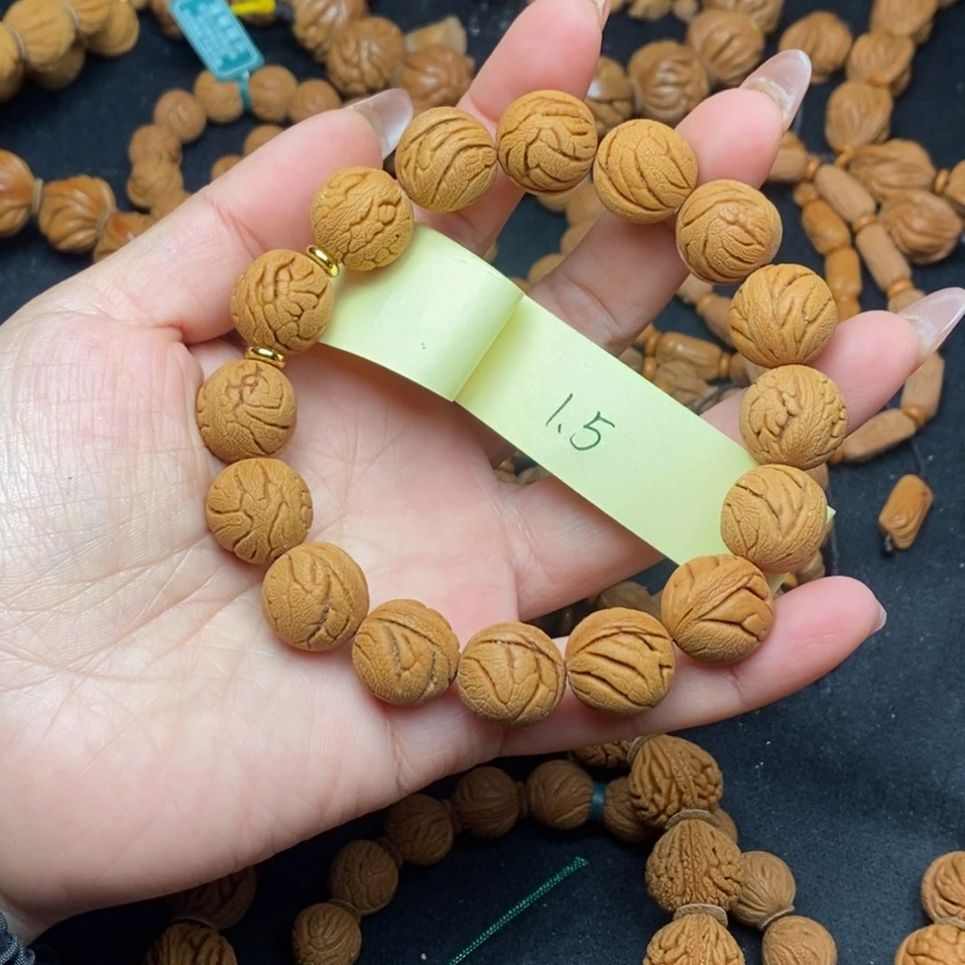 秦岭龙纹桃核16颗