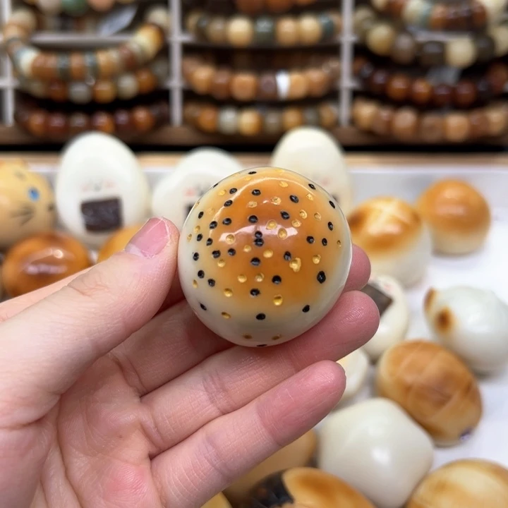 白玉菩提把件1.24.42开播瑕疵福利不退换