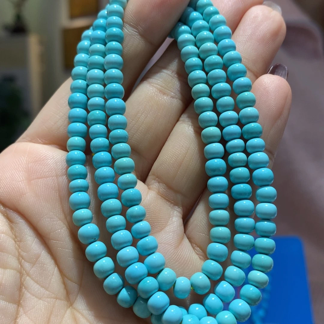 未镶嵌绿松石长链