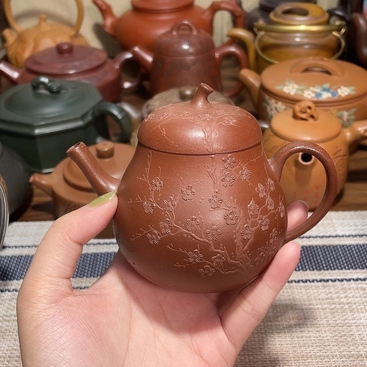茶壶紫砂紫砂宜兴紫砂壶微瑕200cc