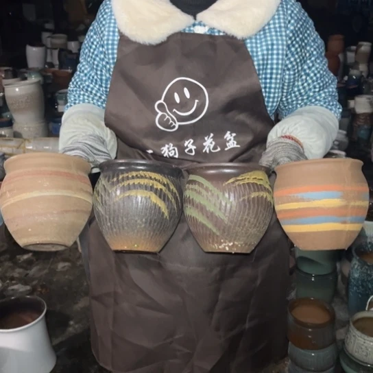 红陶口15高15瑕疵