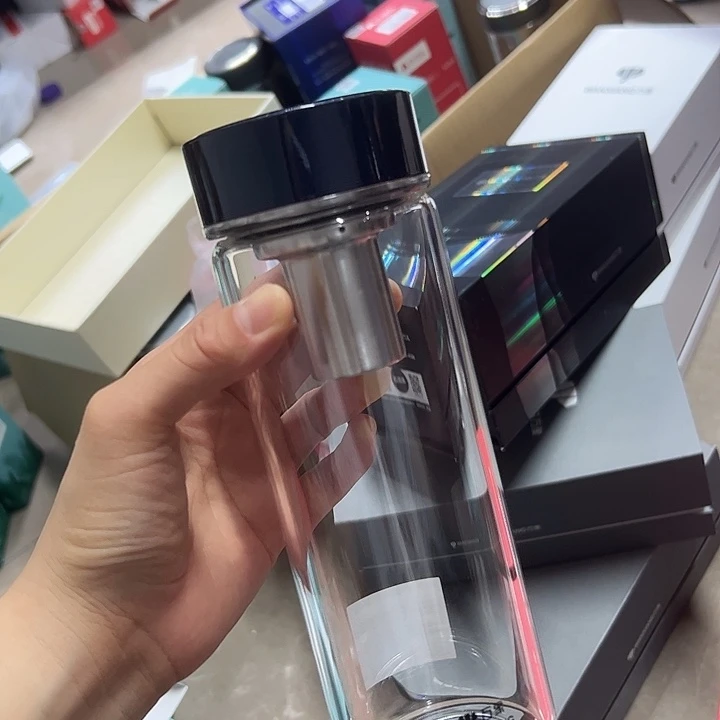 U148s-70-560ml 蓝黑 单层烫手  杯套