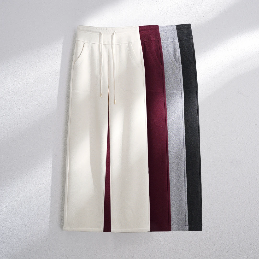 【清货】韩版气质百搭设计感高腰直筒裤CC5286 裤长101-103