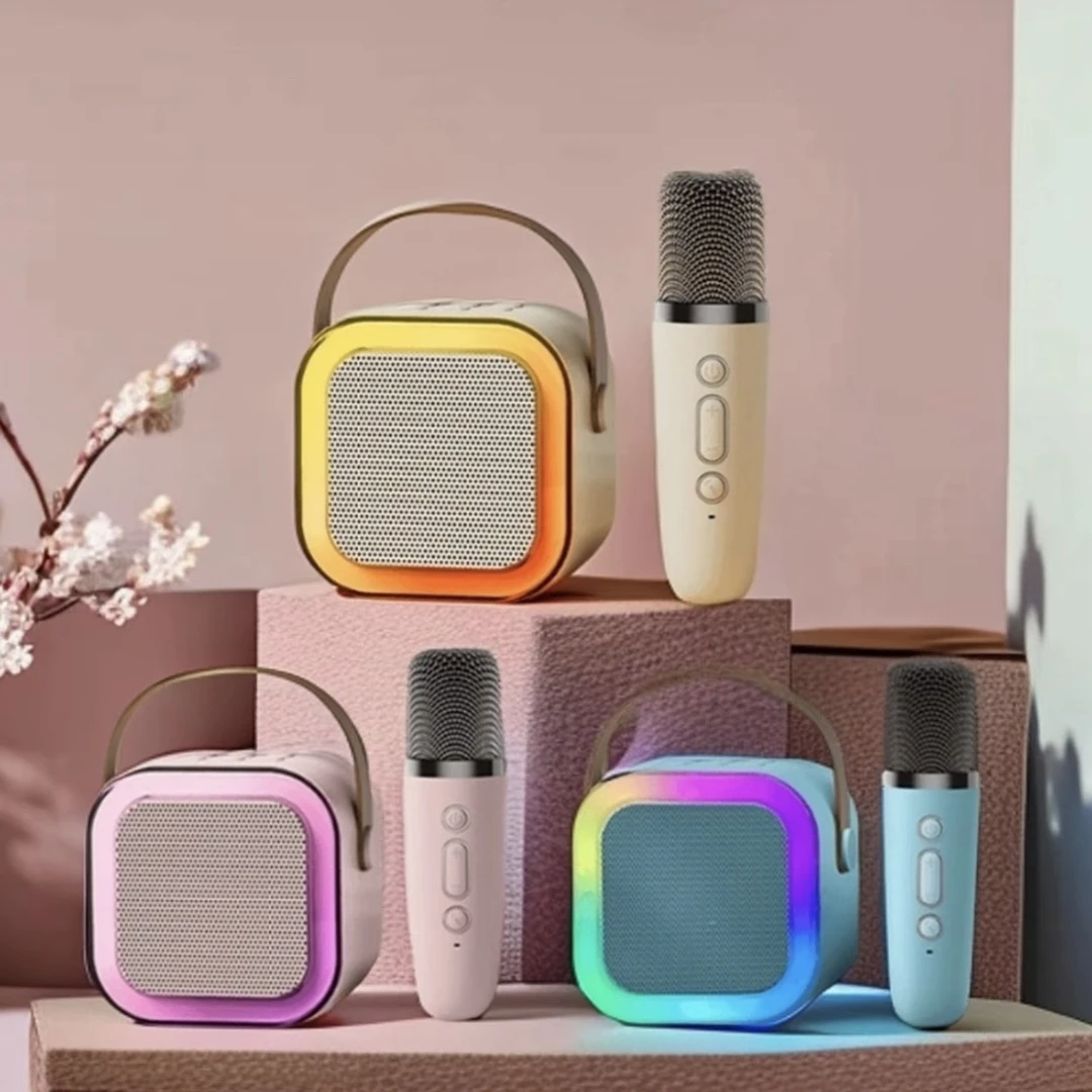 蓝牙音箱单麦克风一体话家庭无线套装颜色随机