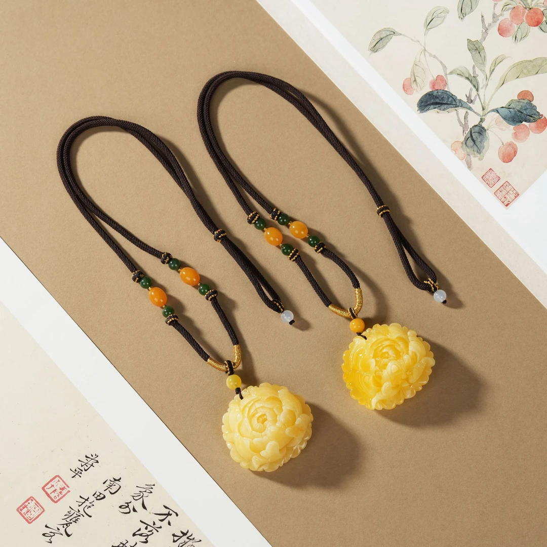 【云上好物】蜜蜡吊坠—多样性发一件-随形-DS87595-7（JG）