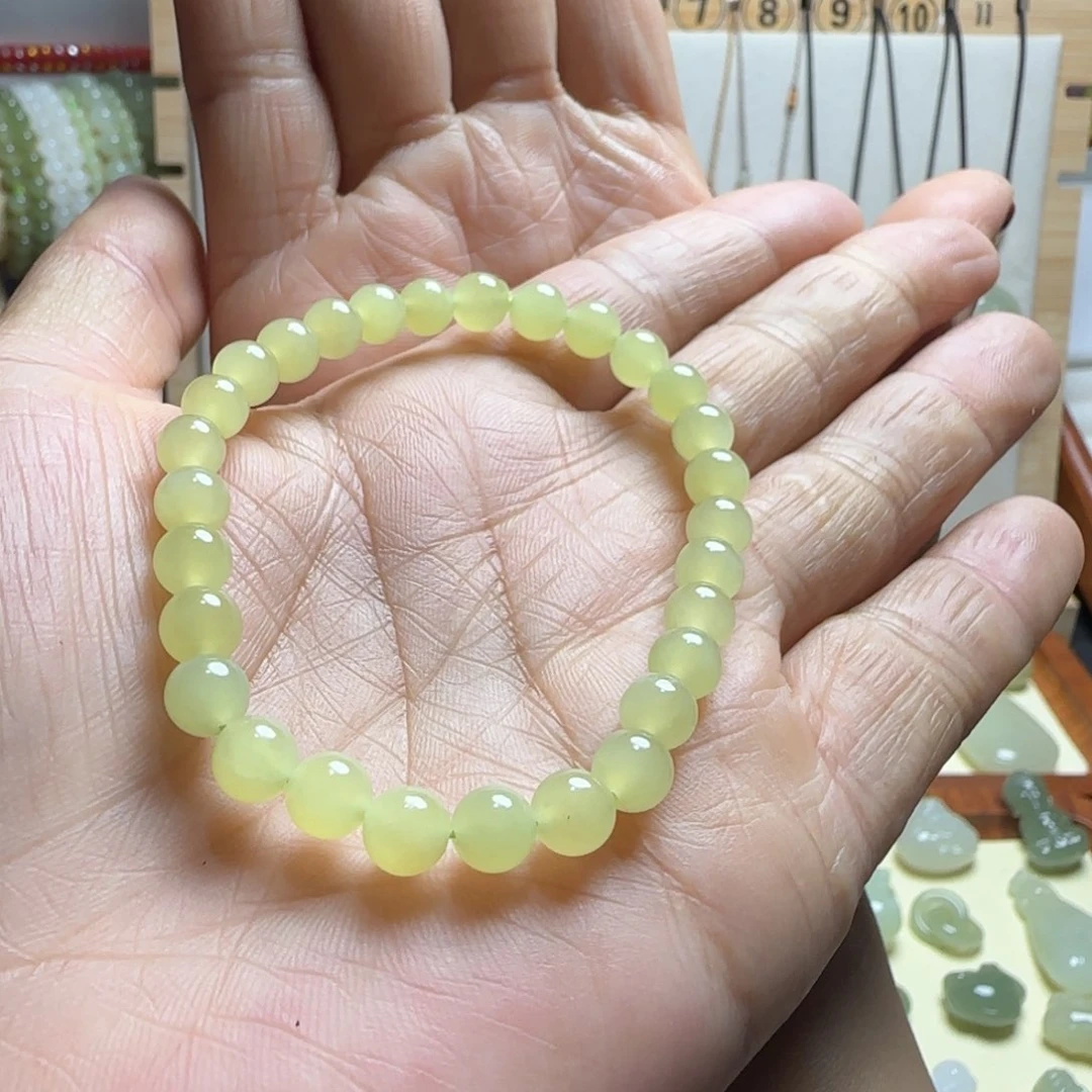 和田玉手串未镶嵌