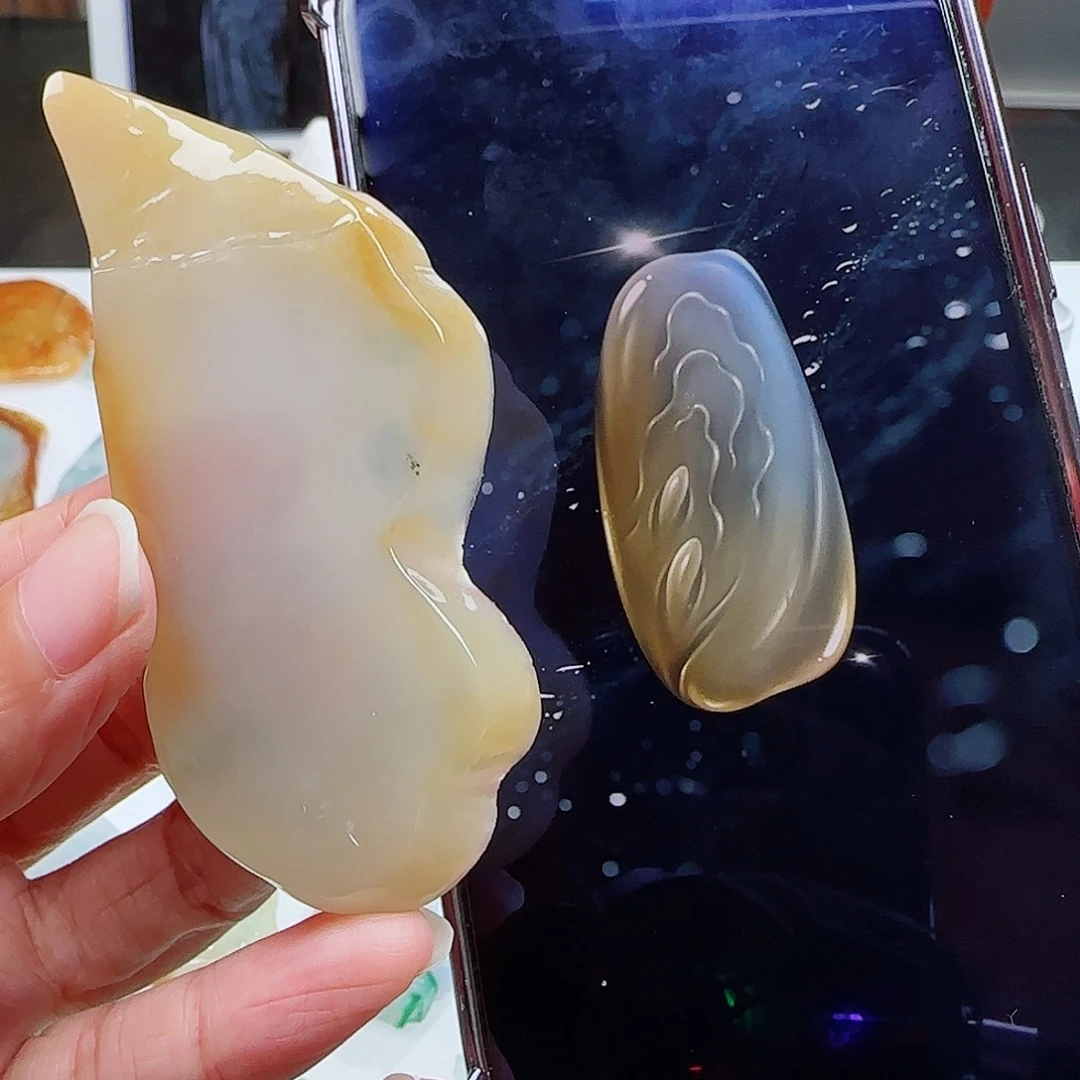 定制翡翠未镶嵌缅甸翡翠挂件