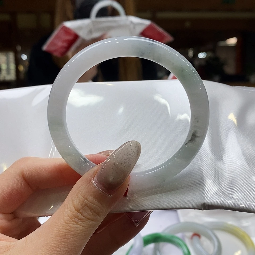 翡翠未镶嵌手镯53-55