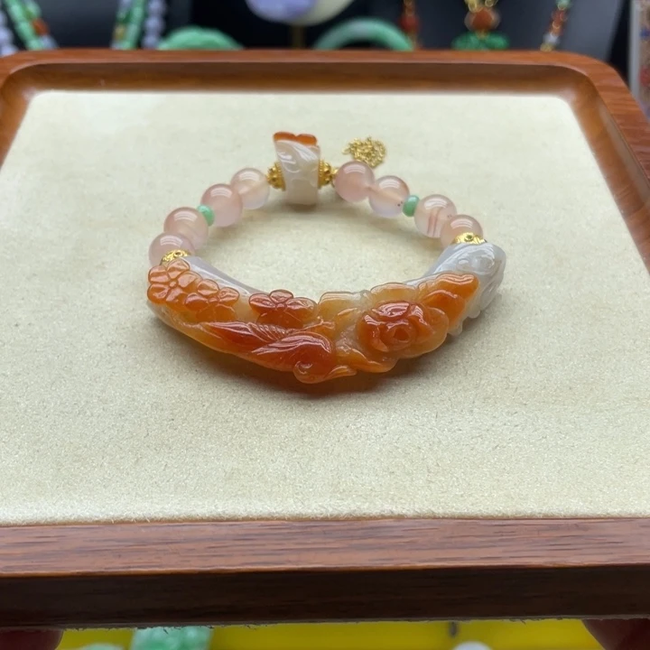 翡翠未镶嵌手镯翡翠半镯