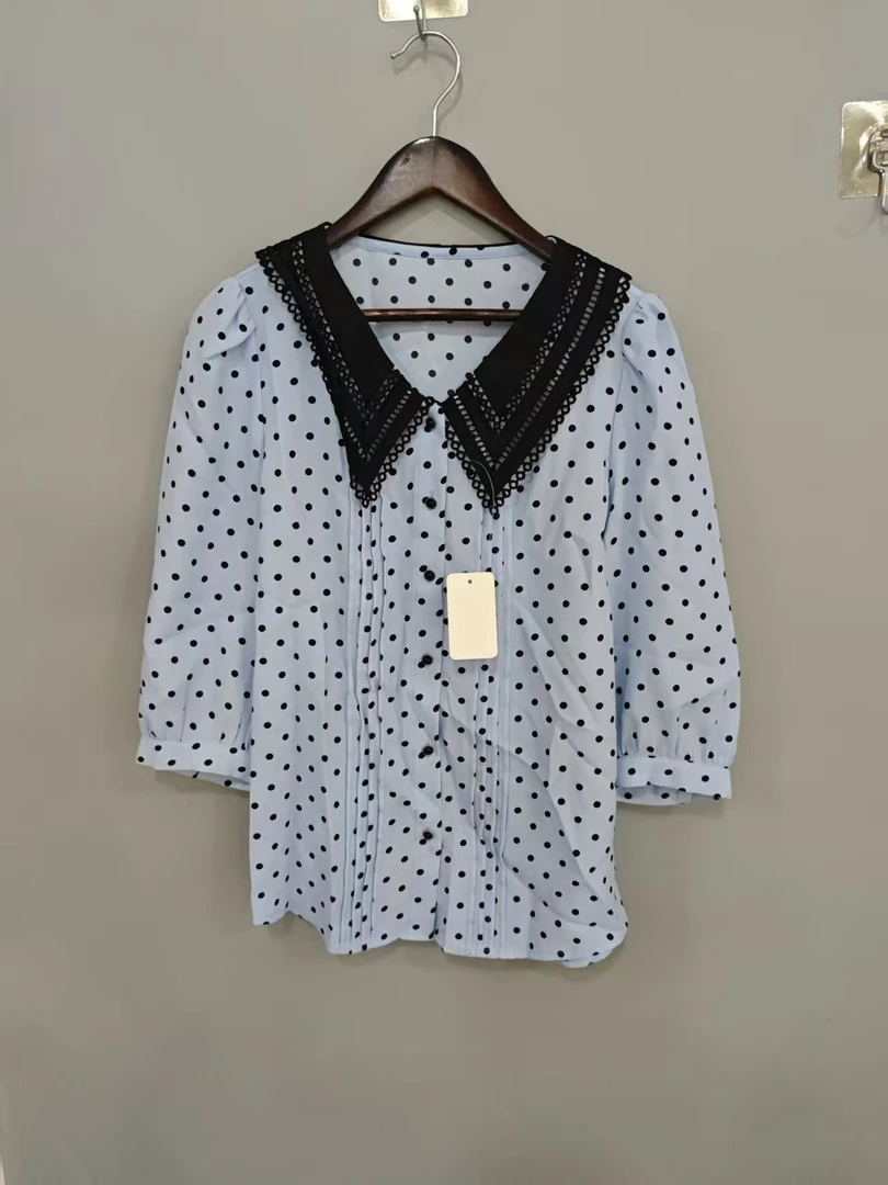 【Montendre】夏季新款 S 时尚修身百搭气质日常显瘦衬衫