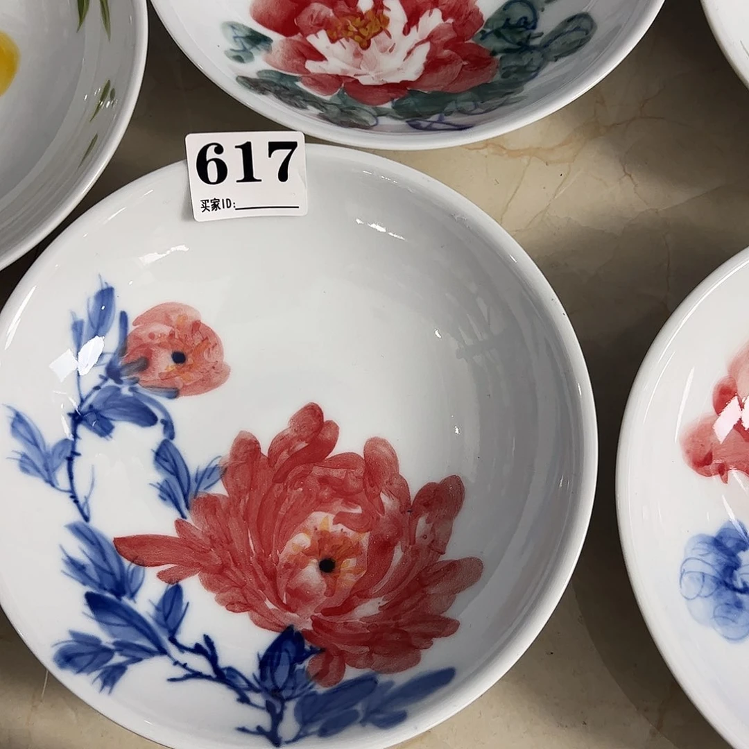 瓷片景德镇陶瓷手工手绘制作