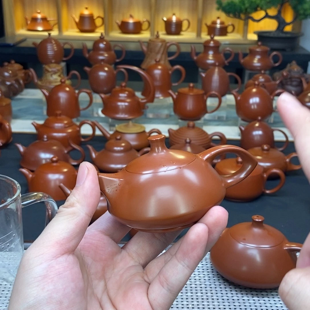 茶壶段泥中*潮州手拉壶手拉壶
