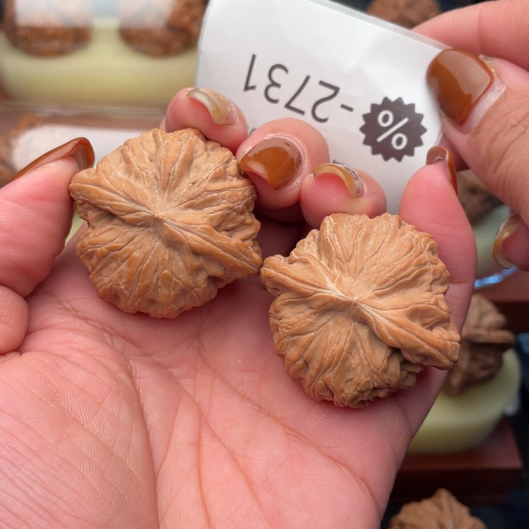 遇***美把件文玩核桃40头货战鼓