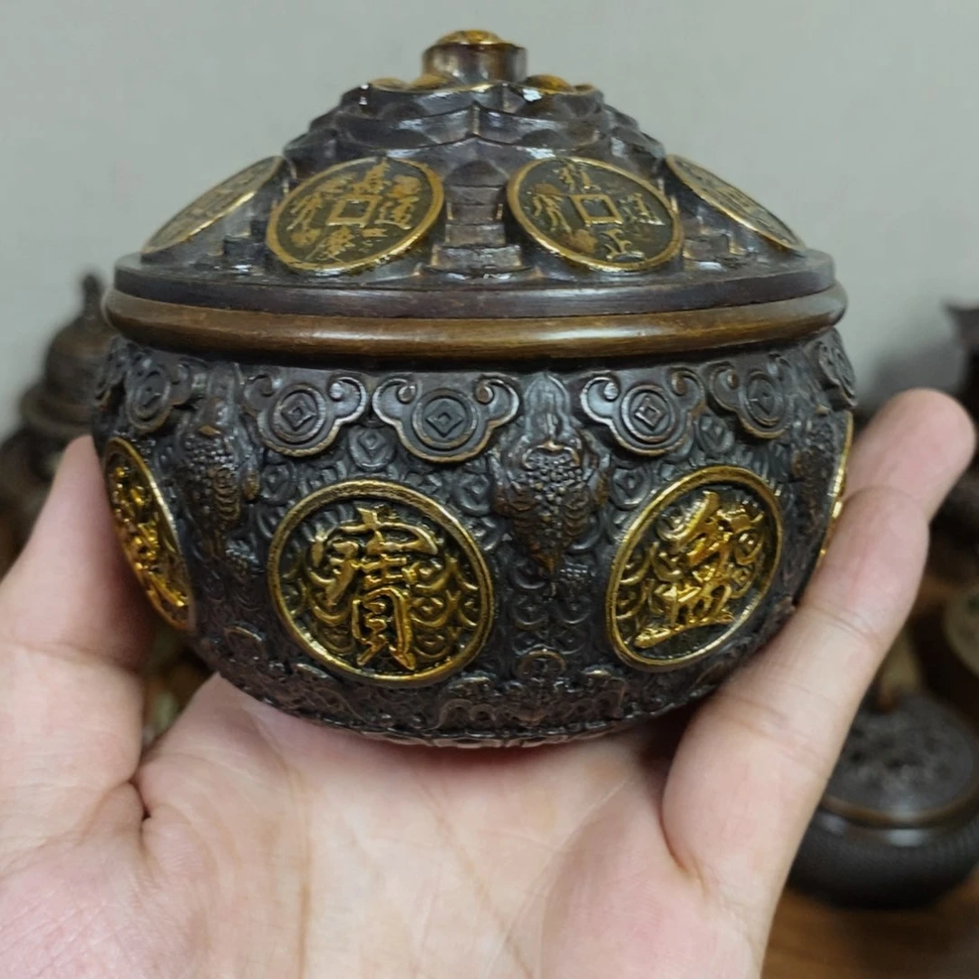 铜盛世铜炉铜器香炉工艺品