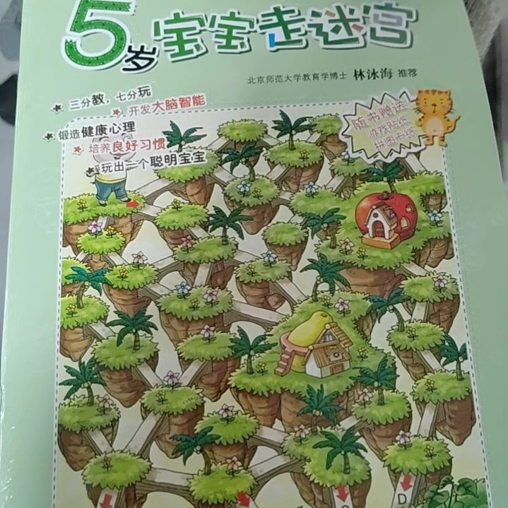 5岁宝宝走迷宫平装库存书
