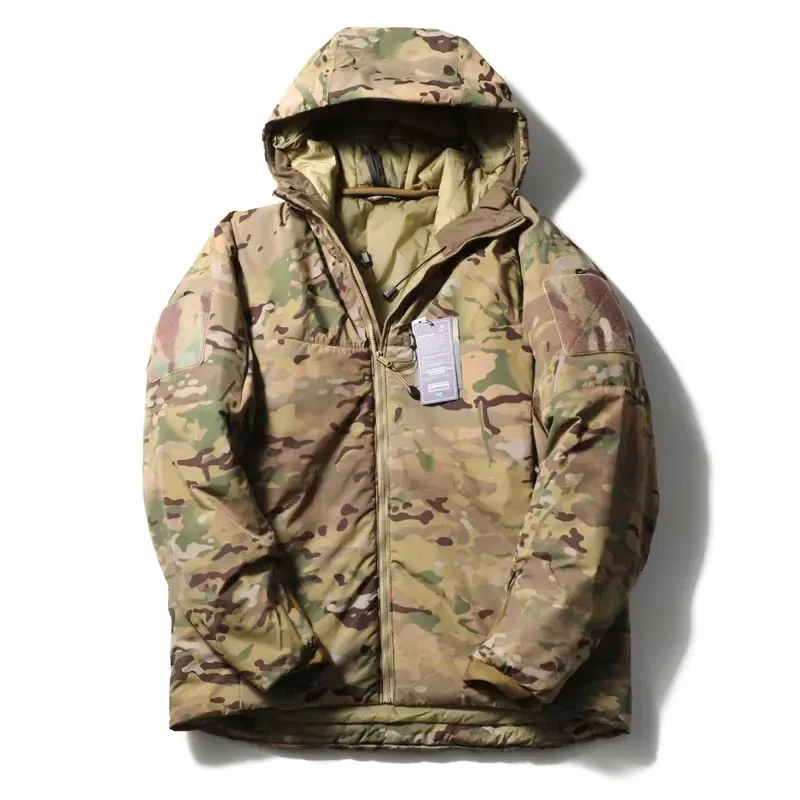 高端货军板阿童木系保暖外套战术棉服抗寒零下20度连帽迷彩加厚